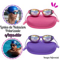 Lentes de Natación Con estuche Proteccion UV - MR