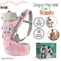 Canguro Ergonomico Para Bebes -Rosado YB-002