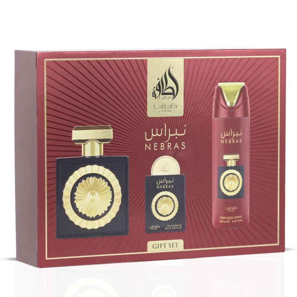 PERFUME LATTAFA PRIDE NEBRAS SET DE REGALO EDP UNISEX