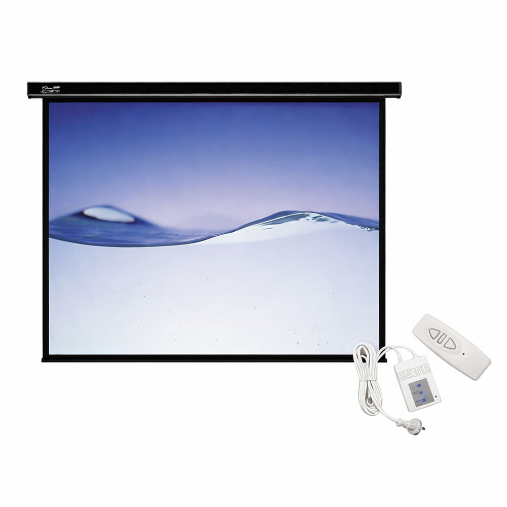 Pantalla de proyección Klip Xtreme KPS-503 motor 110v 120 pulgada