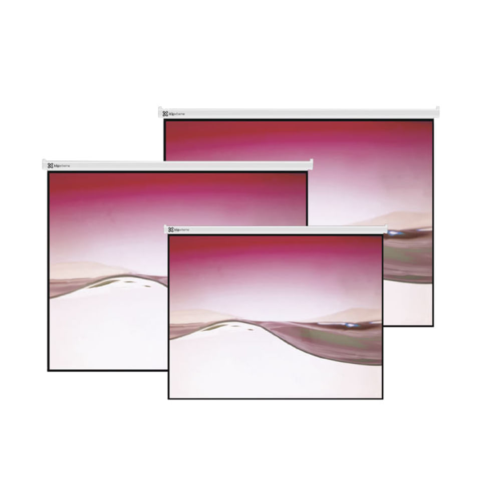 Pantalla de proyección Klip Xtreme KPS-302 86"" instalable en techo o pared