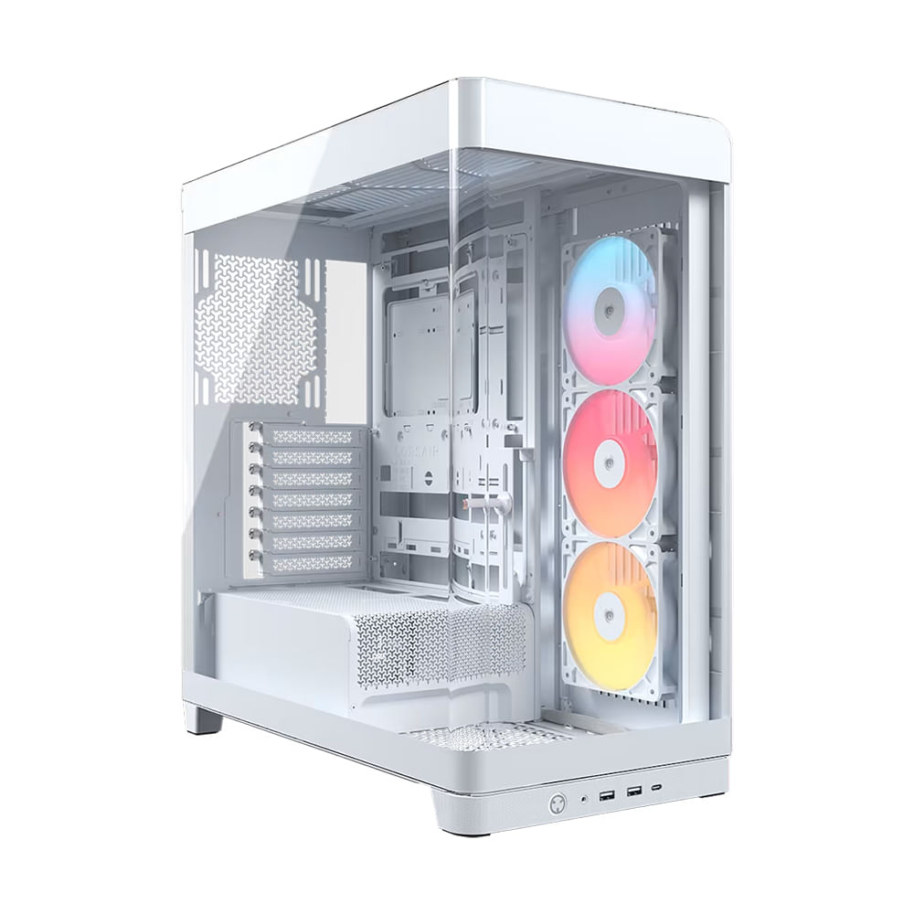 Gabinete Corsair Frame 4500X RS-R ATX Iluminación RGB Direccionable Blanco
