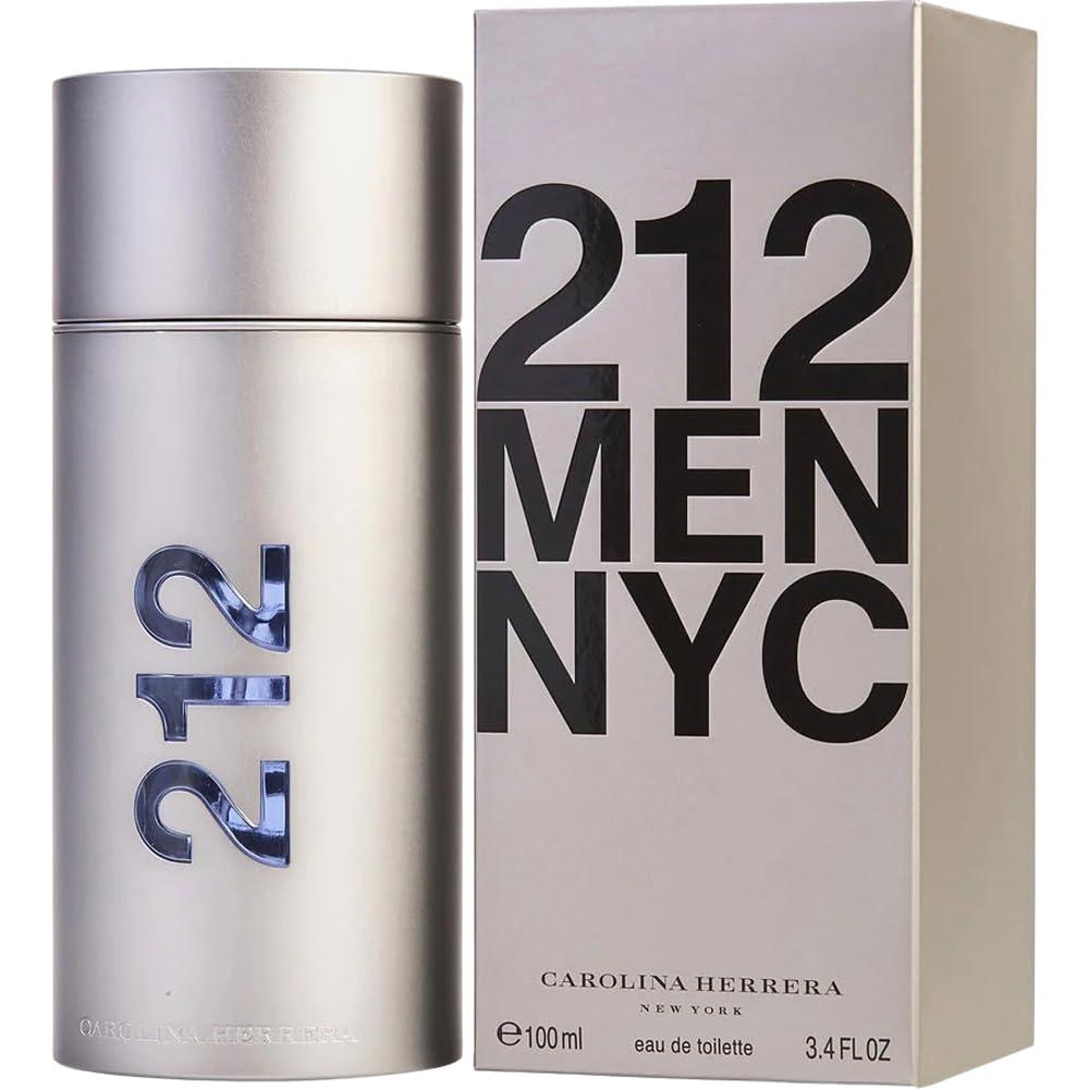 PERFUME CAROLINA HERRERA 212 MEN EDT HOMBRE 3.4 OZ / 100 ML