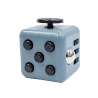 Cubo Relajante Antiestres Gris con Botones Negro FIDGET CUBE