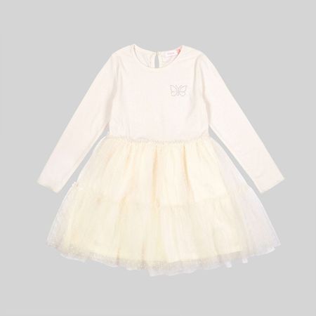 Vestido Para Niña Circus Knit Tutu Ecru Talla 4