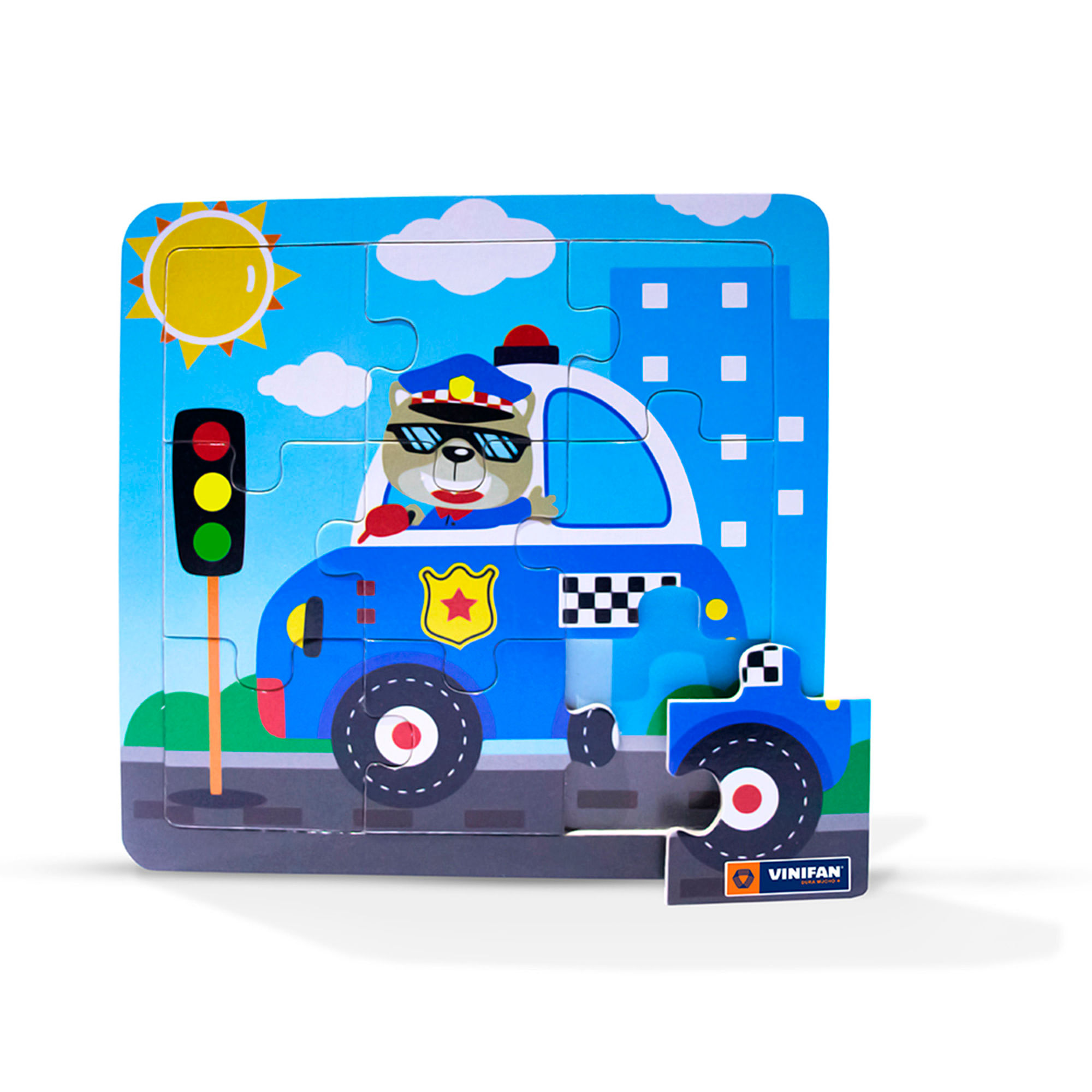 Rompecabezas de Encaje Policía VINIFAN 9 Piezas