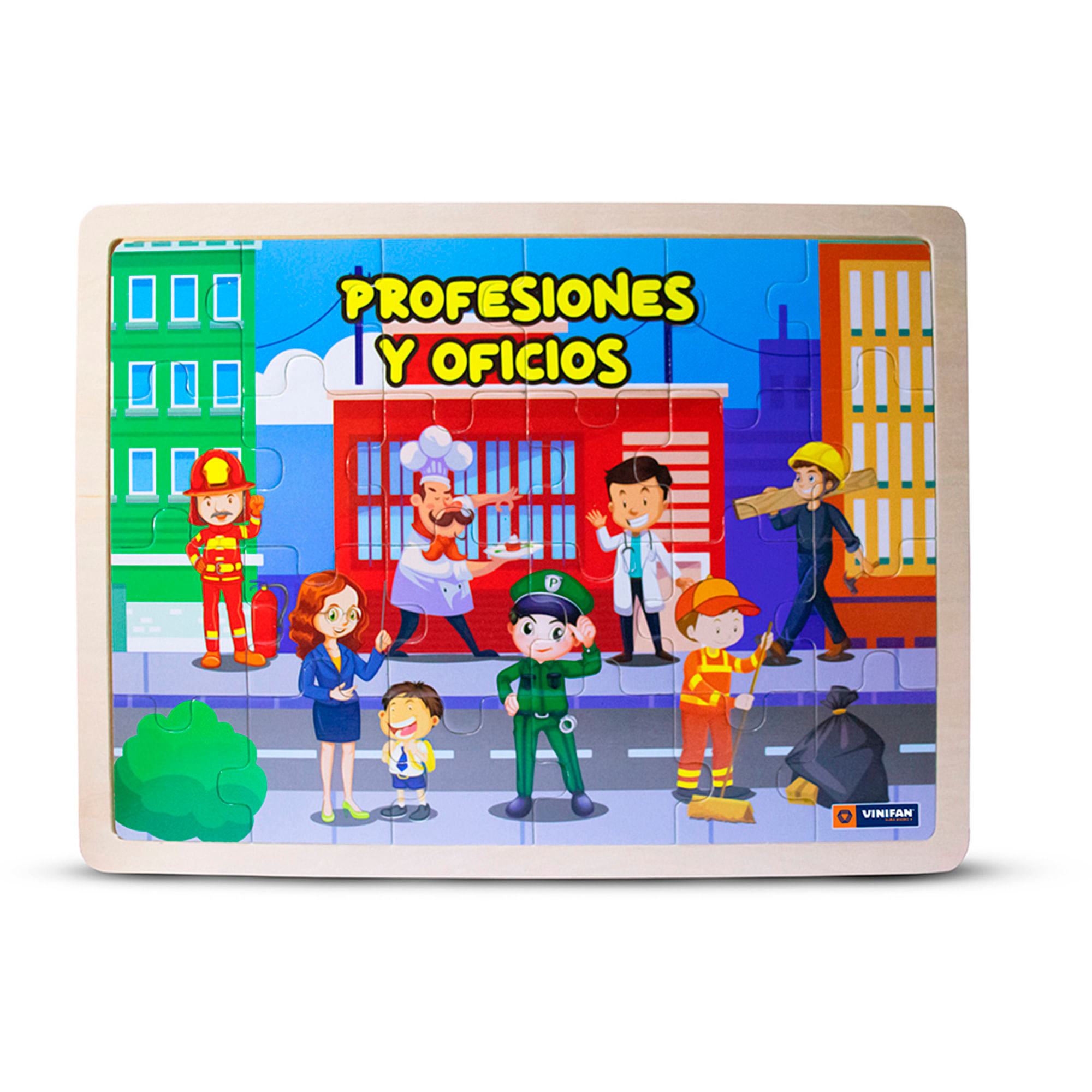 Rompecabezas de Encaje Profesiones VINIFAN 24 Piezas