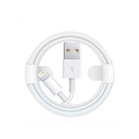 Cable de carga 1m Lightning a USB Blanco
