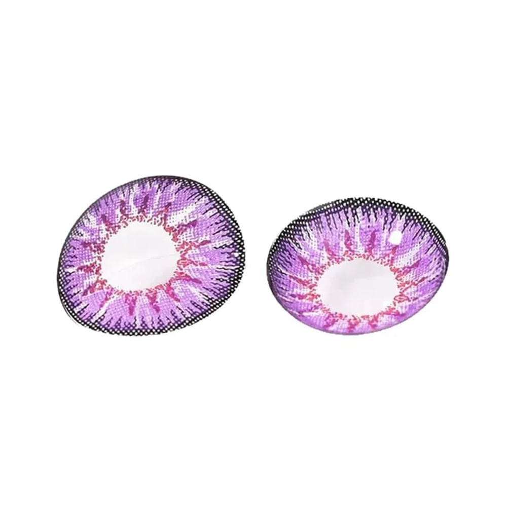 Lentes de contacto violeta + estuche Violeta