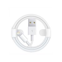 Cable de carga 1m Lightning a USB versión X Blanco