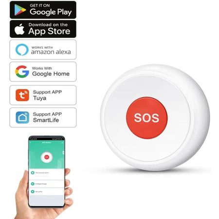 Botón de Pánico SOS de Emergencia Wifi Smart Life