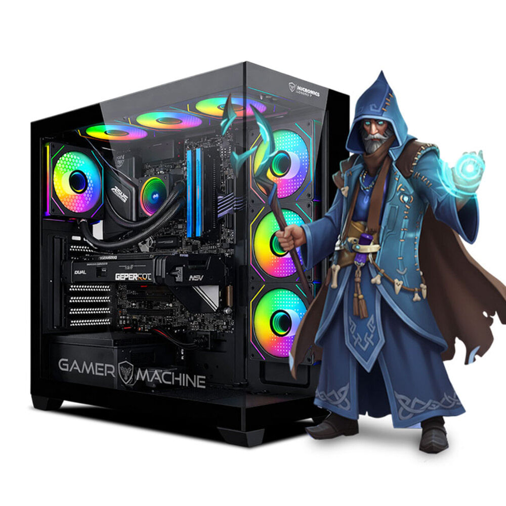 CPU GAMER RYZEN 9 7900X 32GB DDR5 1TB RTX5060TI 8GB RGB MI PC LISTA COMPUTADORA