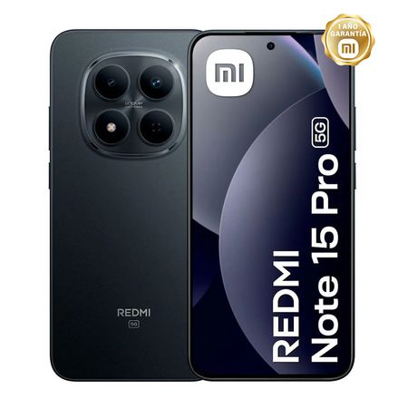 Celular Xiaomi Redmi Note 15 Pro 5G 8GB RAM 512GB ROM Negro -  6580mAh