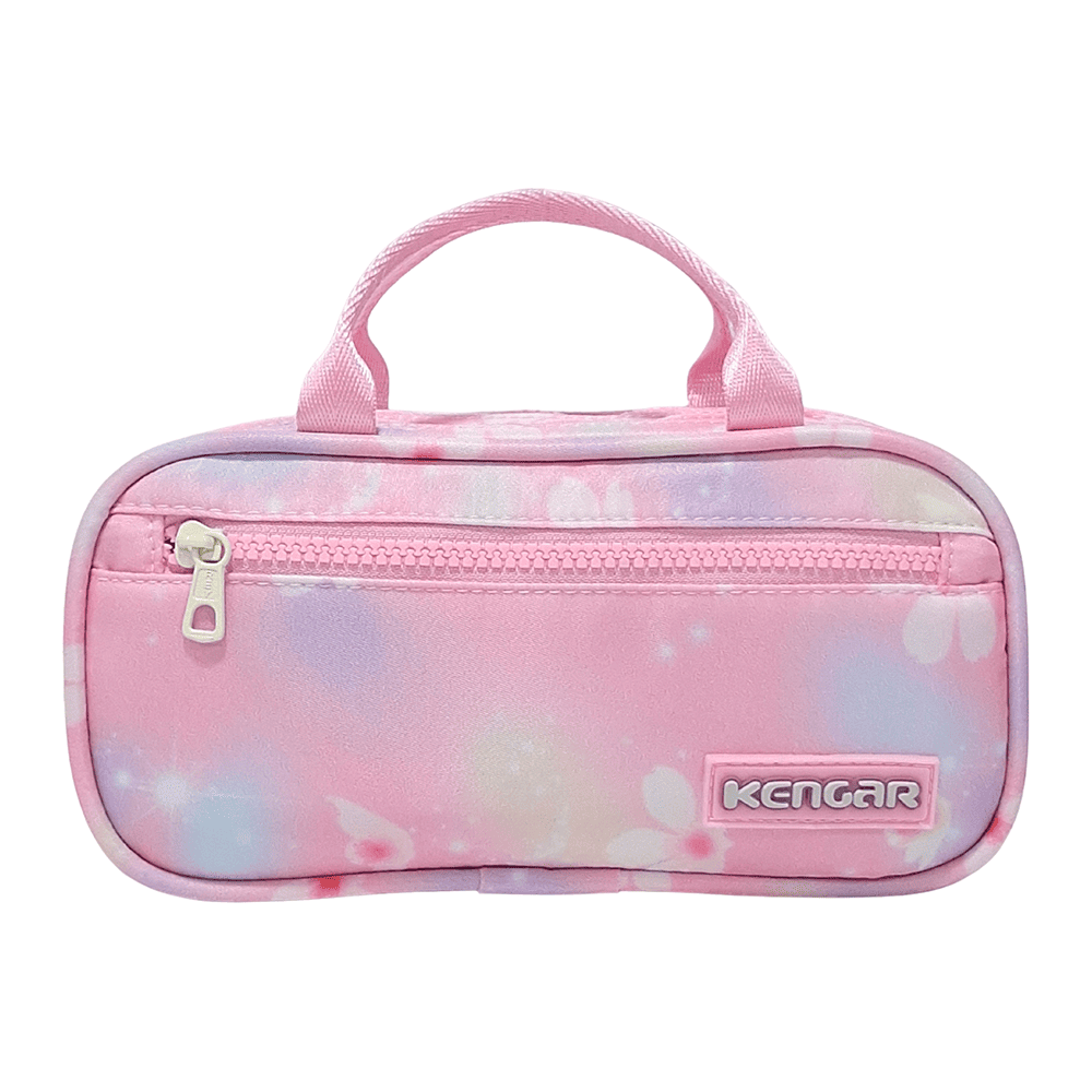 Cartuchera de Dos Divisiones Modelo Kawai Kengar - Estampado Niña 2