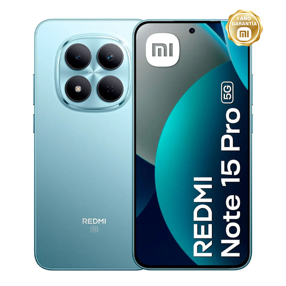 Celular Xiaomi Redmi Note 15 Pro 5G 8GB RAM 512GB ROM Azul - 6580mAh