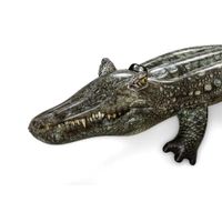 Flotador Cocodrilo Negro 94x38x193cm