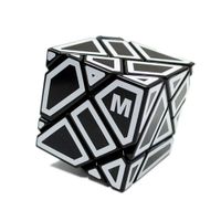 cubo 3x3 Ghost Fondo Negro Con Stickers Blancos NINJA