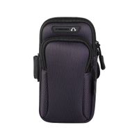 Bolso Porta Celular Deportivo Brazo Brazalete con Correa Cel Negro
