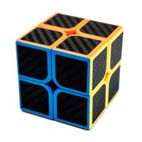 cubo 2x2 Meilong Fibra Carbono Negro MOFANGJIAOSHI