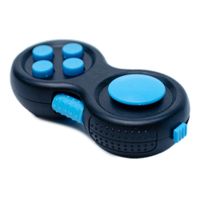 fidget mando Negro Con Botones Celestes FIDGET CUBE