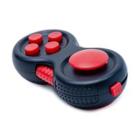 fidget tipo mando Fondo Negro Con Botones Rojo FIDGET CUBE