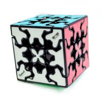 cubo engranaje Gear 3x3 Stickerless Con Borde Negro QIYI