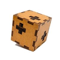 Swiss Cube WOOD PUZZLE