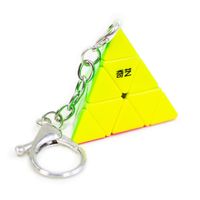 Pyraminx keychain mini cube Stickerless QIYI