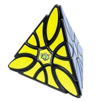 Pirámide Mágica Clover pyraminx Negro LANLAN TOYS