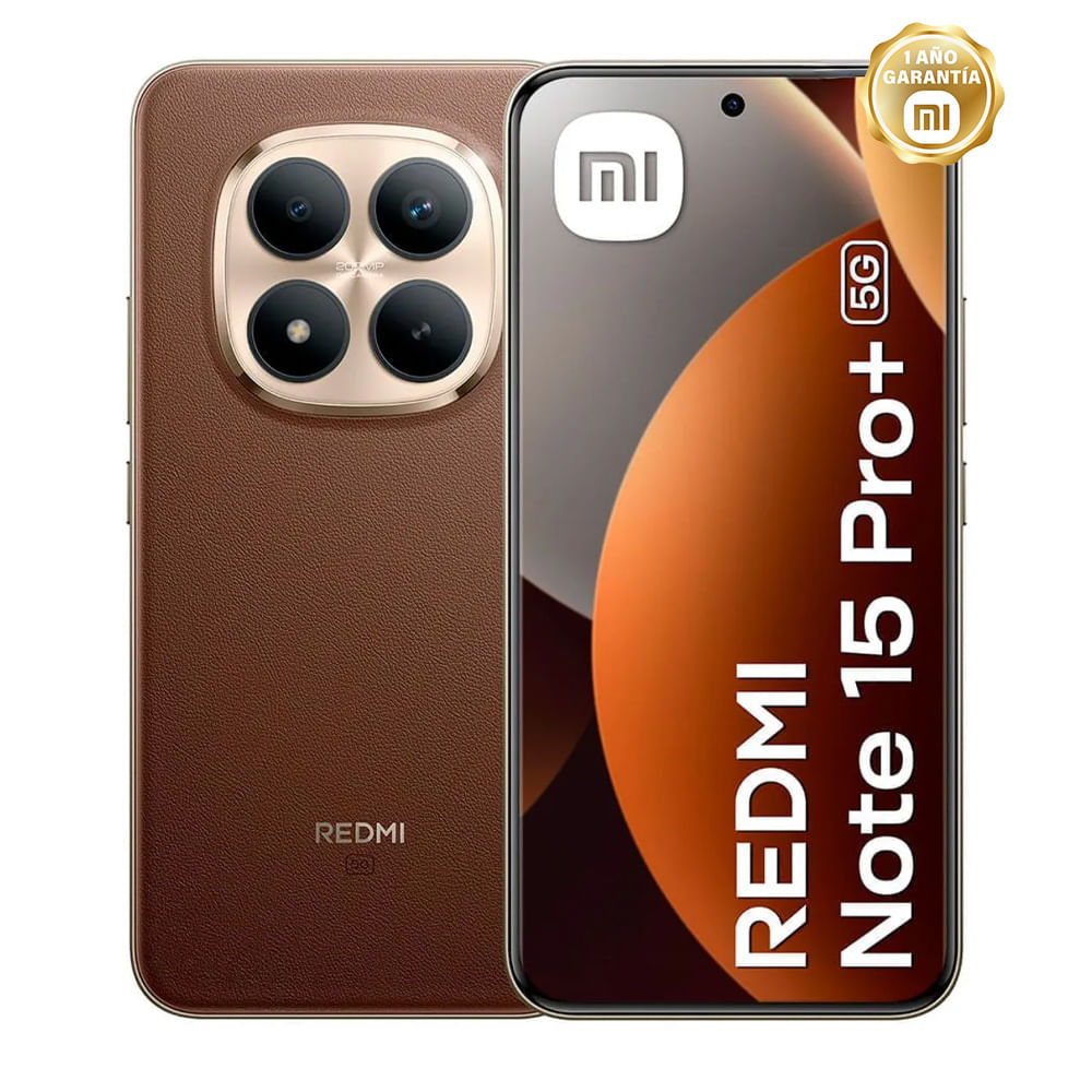 Celular Redmi Note 15 Pro plus 5G 12GB RAM 512GB ROM Marrón - 200MP