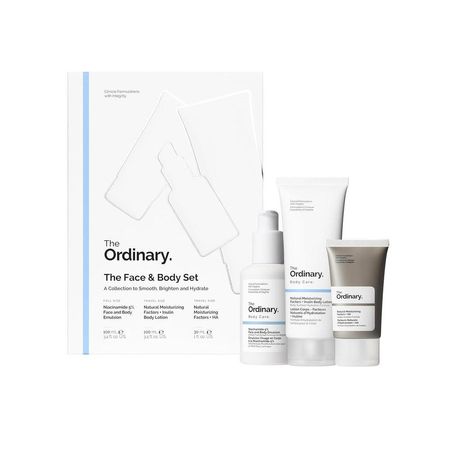 Set Rutina Diaria The Ordinary para Rostro y Cuerpo con Hidratantes Naturales