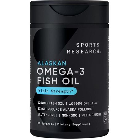 Aceite de Pescado Omega-3 Triple Fuerza de Alaska 90 Gelcaps