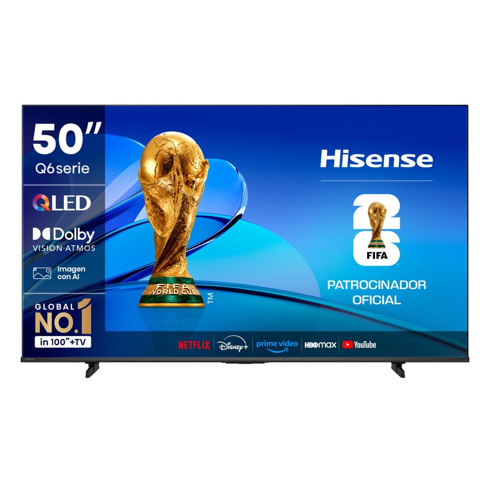 Televisor Smart UHD 4K 50 Hisense QLED 50Q6QV