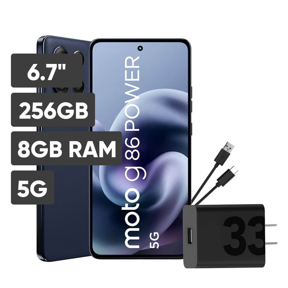 Smartphone MOTOROLA G86 6.7"" 8GB 256GB 50MP+8MP Azul