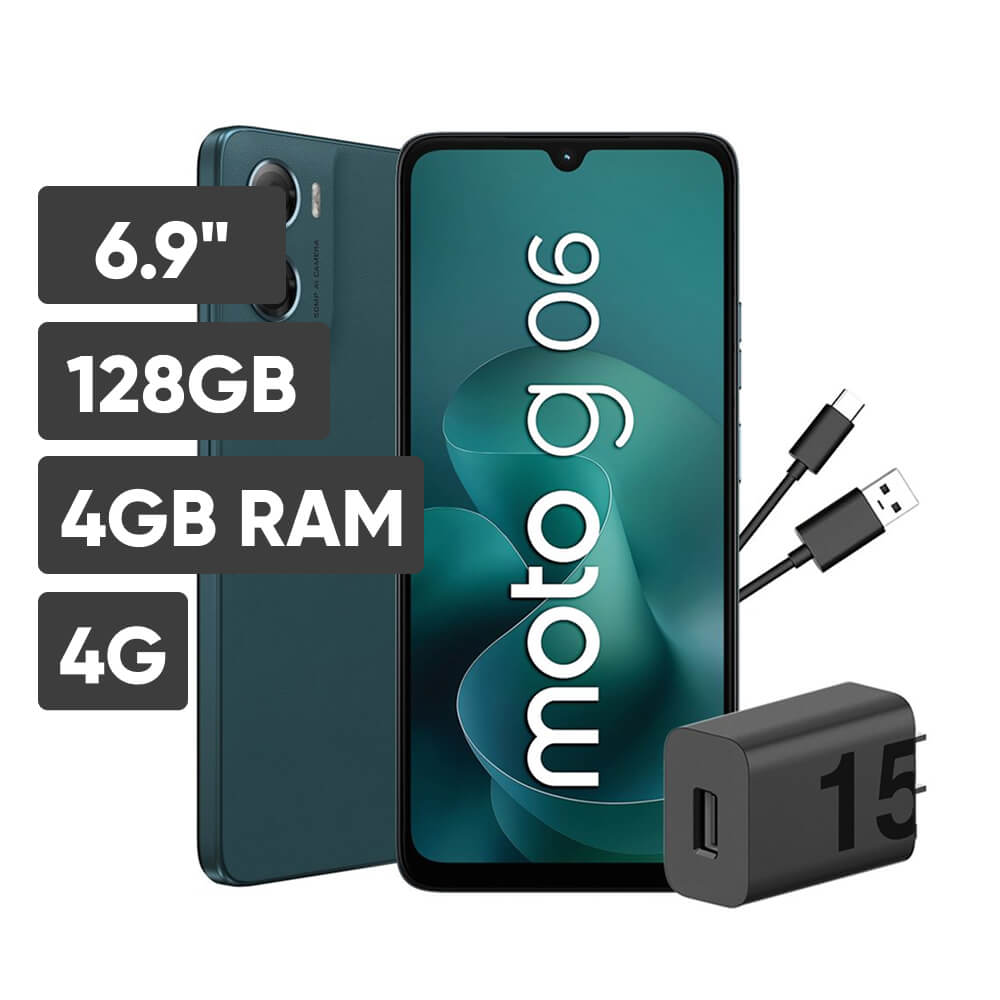 Smartphone MOTOROLA G06 6.9"" 4GB 128GB 50MP Azul