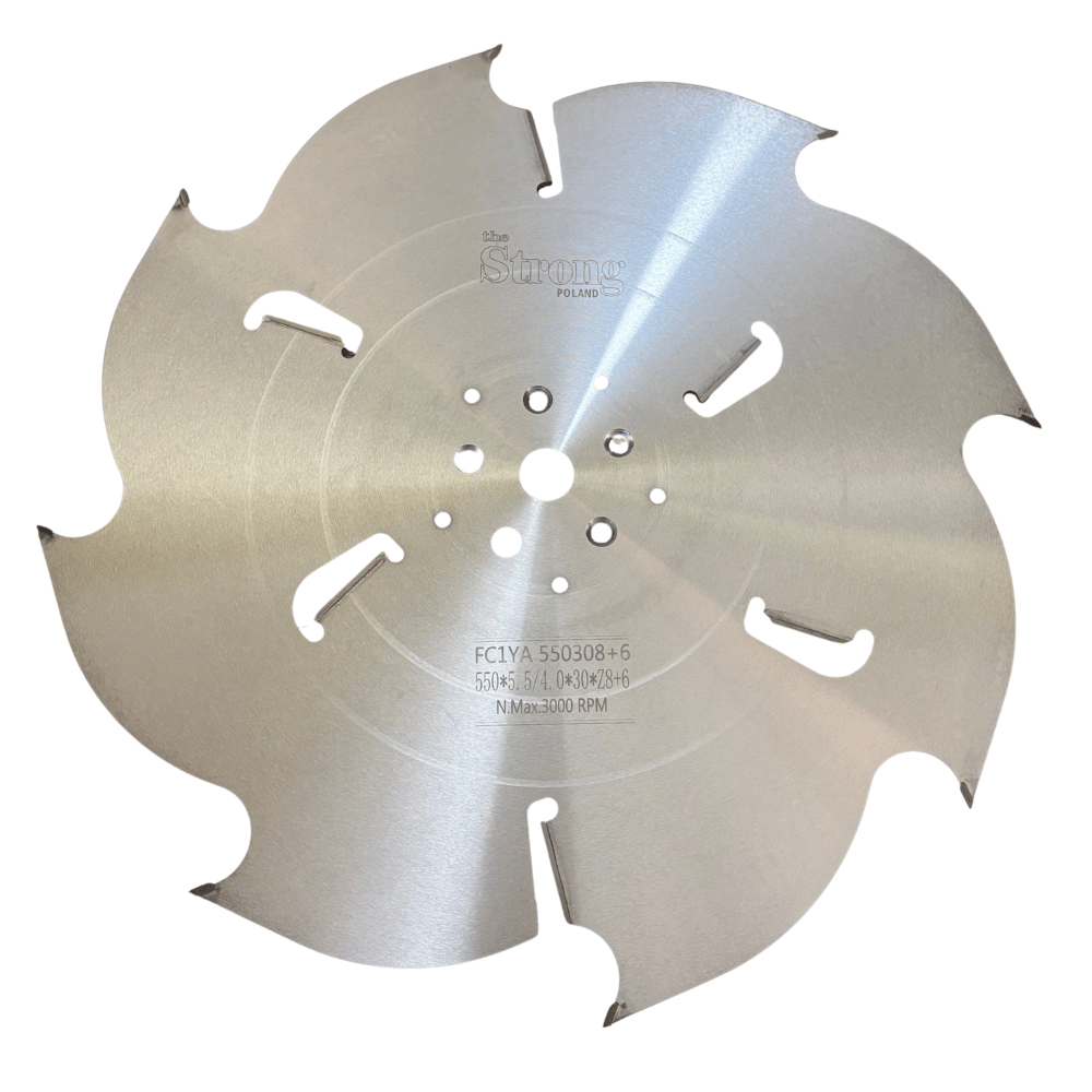 Disco Diamantado para Madera The Strong Poland 22 Pulgadas x 8 Dientes más 6 Rasuradores