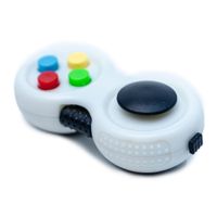 fidget mando Blanco con Botones Multicolor FIDGET CUBE