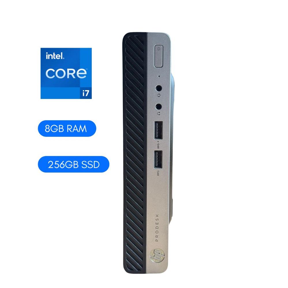 MINI PC seminueva HP 400 G4 CORE I7 - 8VA-8GB RAM -256GB SSD