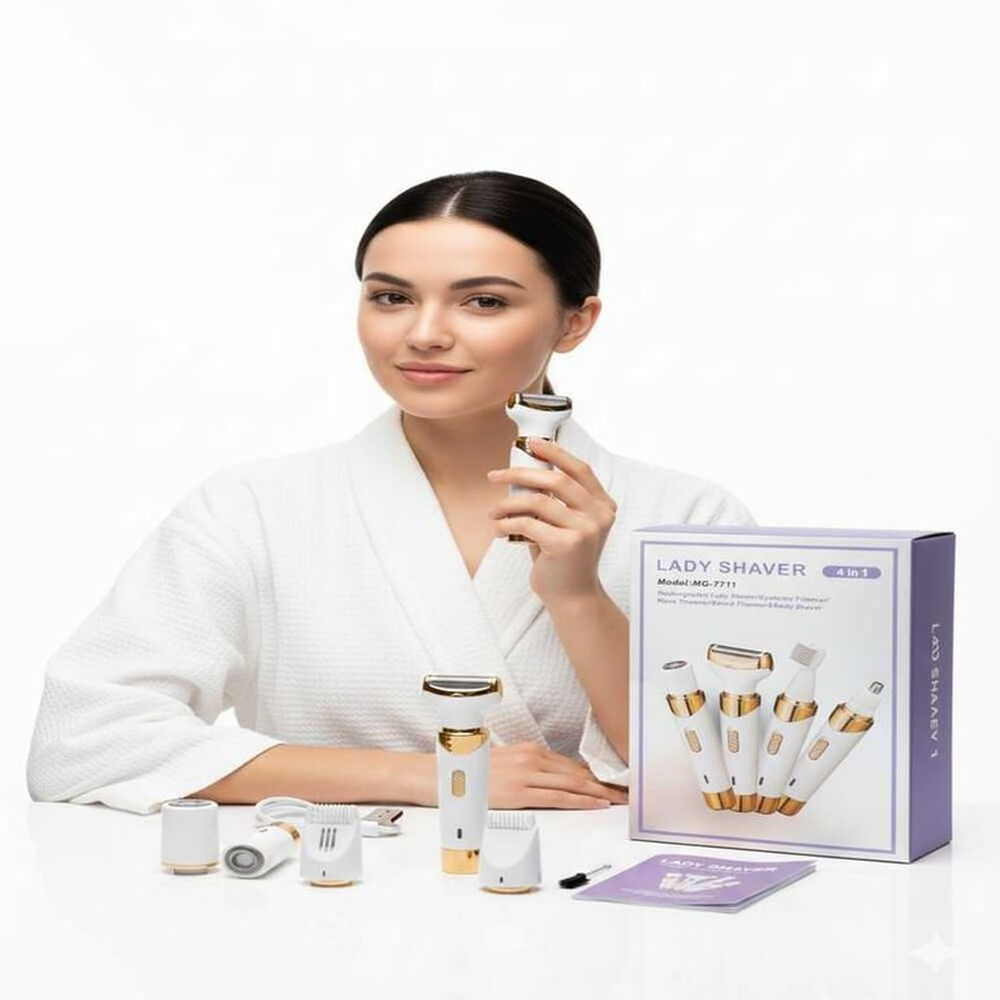 Maquinilla depiladora  para mujer 4 en 1
