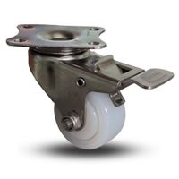 GARRUCHA FREN AC INOX BLANCA 50MM CARGA 50KG Blanco