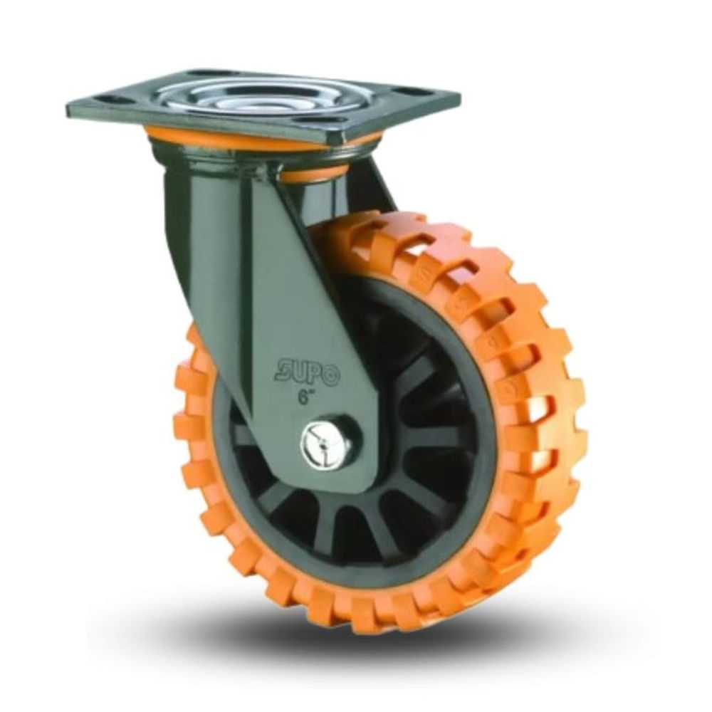 GARRUCHA NARANJA 150MM CARGA 350KG