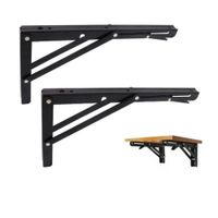 SOPORTE REPISA NEGRO 300MM x PAR Negro