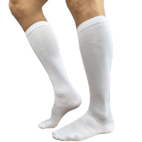 Medias de Compresion 8-12mmHg L-XL Blanco