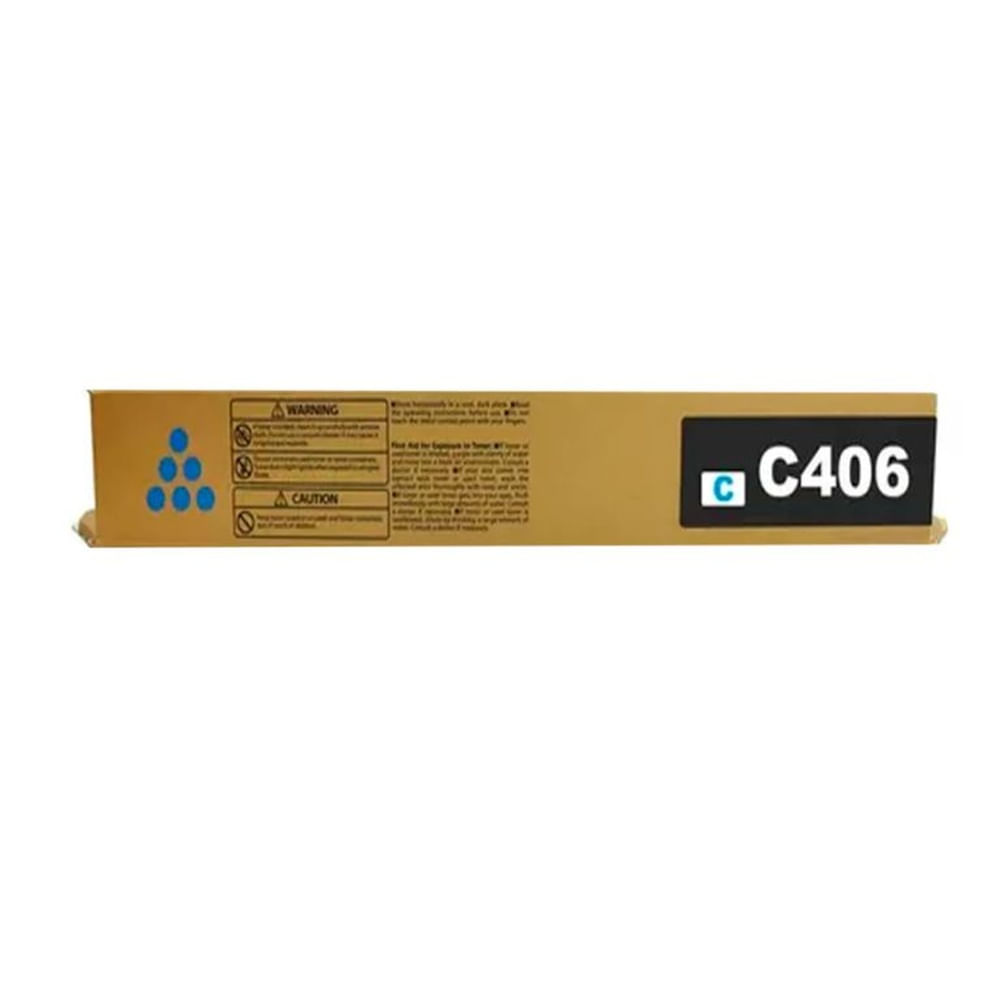 Toner Compatible Ricoh MP C406  MP C306  MP C307  MP C407 Cyan