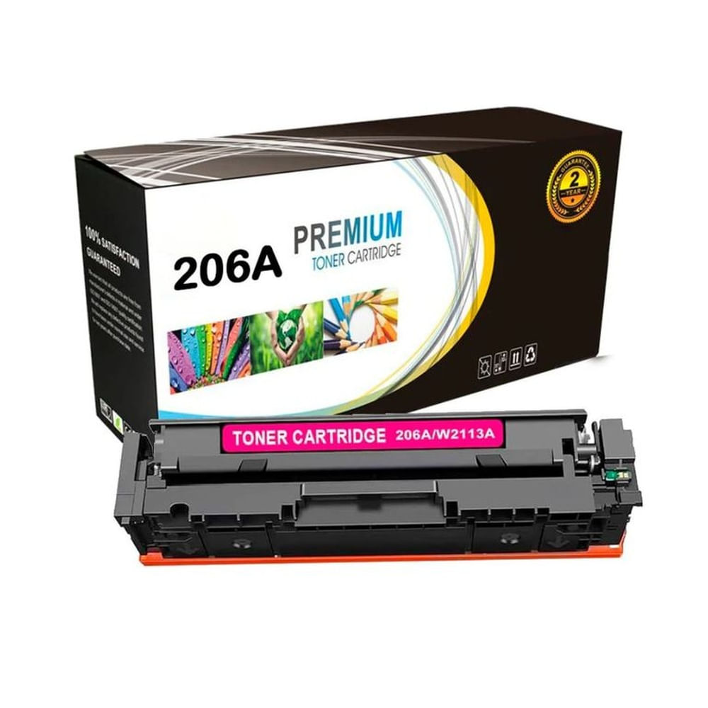 Toner HP 206A Magenta Compatible W2113A M255 M283fdw 1250pgs