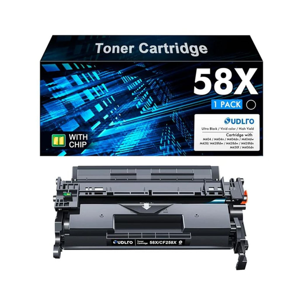 Toner Compatible HP 58X CF258X Pro M404 M428 125K Pag con CHIP Negro