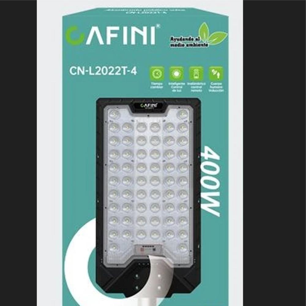 Reflector Solar 400W Cafini Resistente al Agua IP67 con Encendido Automático