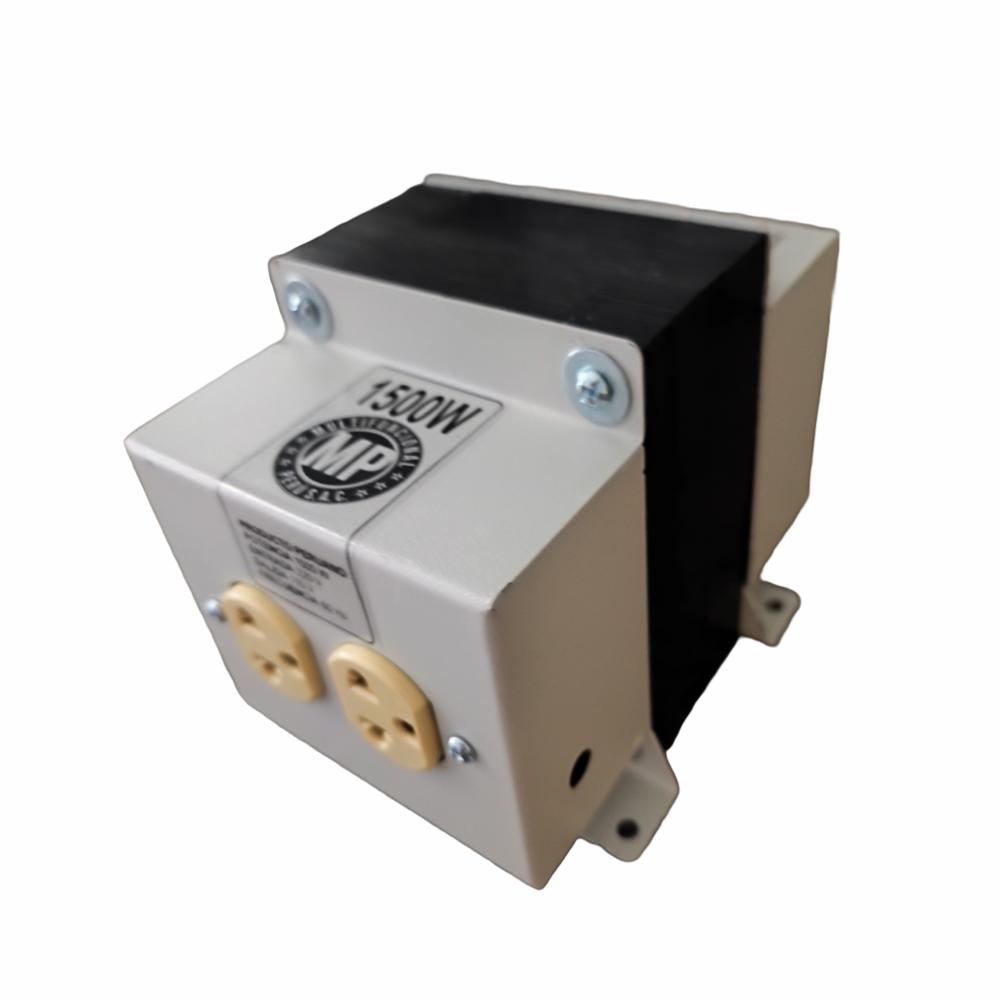 Transformador de Voltaje 1500W de 220V a 110V  Doble Salida
