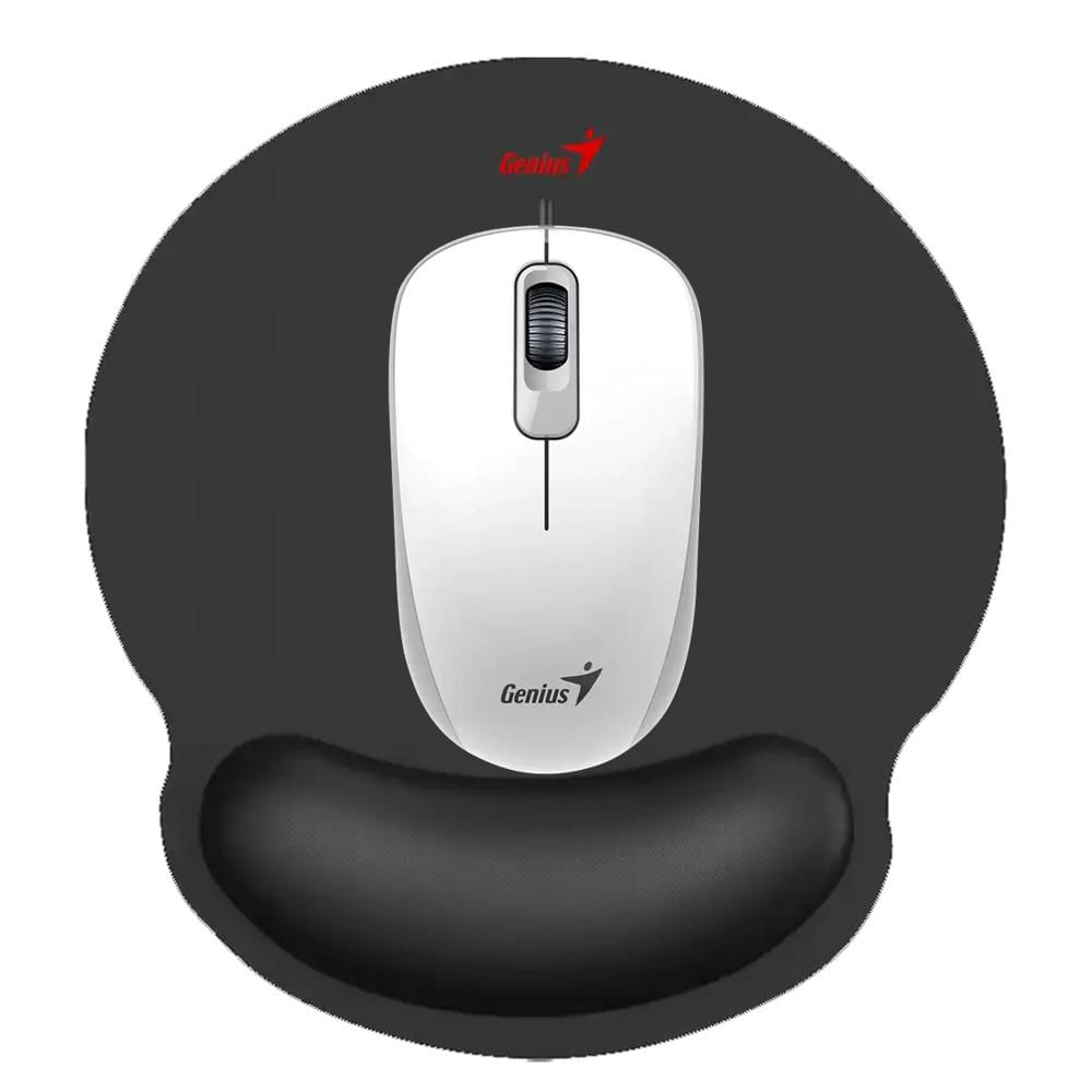 MOUSE DX-110 BLANCO Y PAD MOUSE G-WMP 100 NEGRO