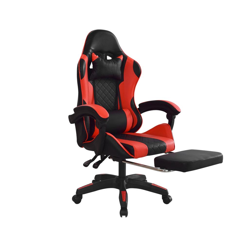 Silla Gamer Byd Reposapies Negro y Rojo Ofideas